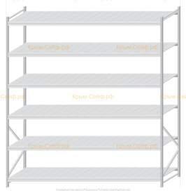 Стеллаж MS Pro Z 3000x2700x1000 (6 ярусов)