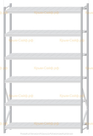 Стеллаж MS Pro Z 3000x1800x500 (6 ярусов)