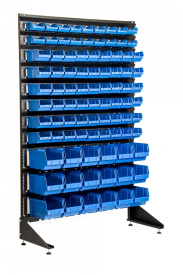 Стеллаж с пластиковыми ящиками 1501-2/6/3 S