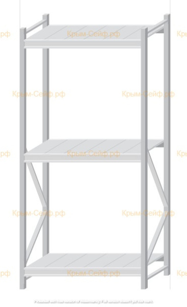 Стеллаж MS Pro Z 2000x900x600 (3 яруса)