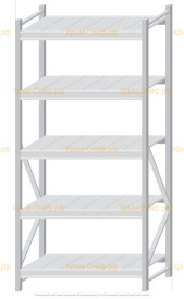 Стеллаж MS Pro Z 2000x900x600 (5 ярусов)