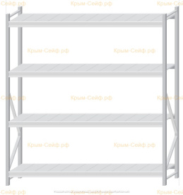 Стеллаж MS Pro Z 2000x1800x500 (4 яруса)