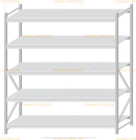 Стеллаж MS Pro Z 2000x1800x800 (5 ярусов)