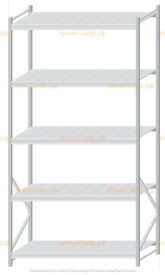 Стеллаж MS Pro Z 3000x1500x800 (5 ярусов)