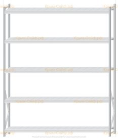 Стеллаж MS Pro Z 3000x2400x400 (5 ярусов)