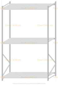 Стеллаж MS Pro Z 3000x1800x400 (3 яруса)