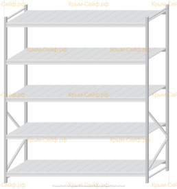 Стеллаж MS Pro Z 2500x2100x1000 (5 ярусов)