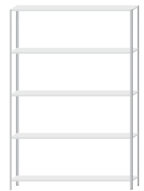 Стеллаж MS Strong 2200x1500x400 (5 полок)