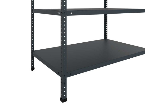 Стеллаж MS STANDART 2000x1000x400 (5 полок) Black