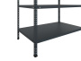 Стеллаж MS STANDART 2000x1000x400 (5 полок) Black