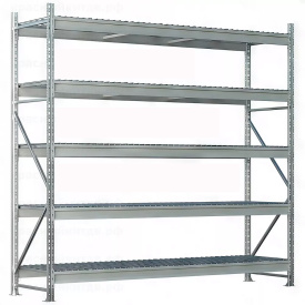 Стеллаж MS Pro Z 2000x2100x600 (5 ярусов с секционным сетчатым настилом)