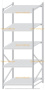 Стеллаж MS Pro Z 2500x900x1000 (5 ярусов)