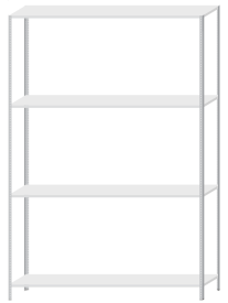 Стеллаж MS Strong 2200x1500x600 (4 полки)