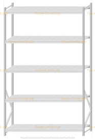 Стеллаж MS Pro Z 3000x1800x600 (5 ярусов)