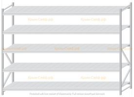 Стеллаж MS Pro Z 2000x2700x800 (5 ярусов)