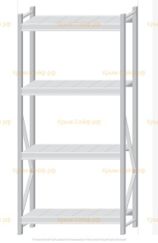 Стеллаж MS Pro Z 2000x900x400 (4 яруса)