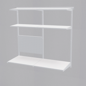 Гардеробная система ПРАКТИК Home Офис 4 белая