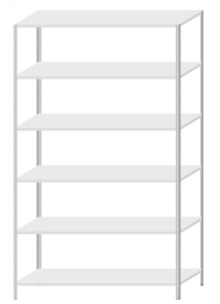 Стеллаж MS Strong 2000x1200x800 (6 полок)