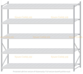 Стеллаж MS Pro Z 2500x2700x800 (5 ярусов)