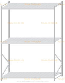 Стеллаж MS Pro Z 3000x2100x1000 (3 яруса)