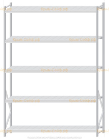 Стеллаж MS Pro Z 3000x2100x500 (5 ярусов)