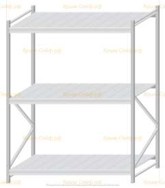 Стеллаж MS Pro Z 2000x1500x1000 (3 яруса)