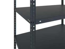 Стеллаж MS STANDART 2000x700x300 (4 полки) black