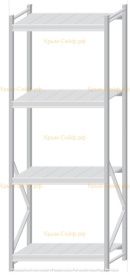 Стеллаж MS Pro Z 2500x900x600 (4 яруса)