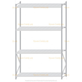 Стеллаж MS Pro Z 2500x1800x600 (4 яруса)
