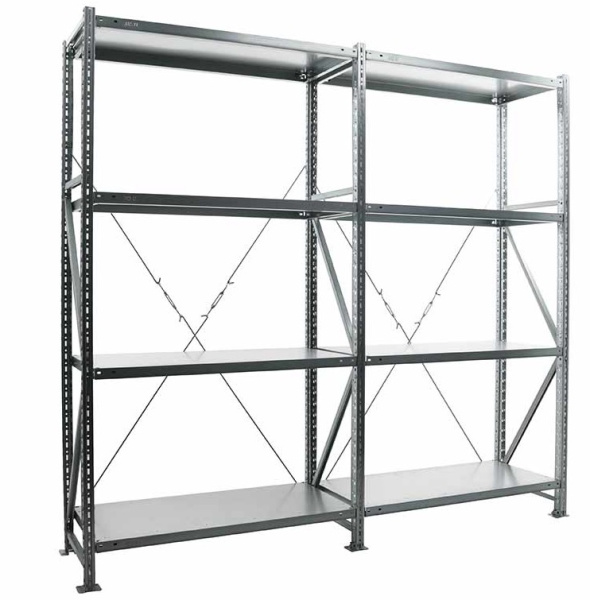 Стеллаж MS U 2000/2000(1000+1000)x500 (8 полок 4+4)