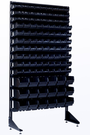 Стеллаж с пластиковыми ящиками 1801-3/7/3 CH