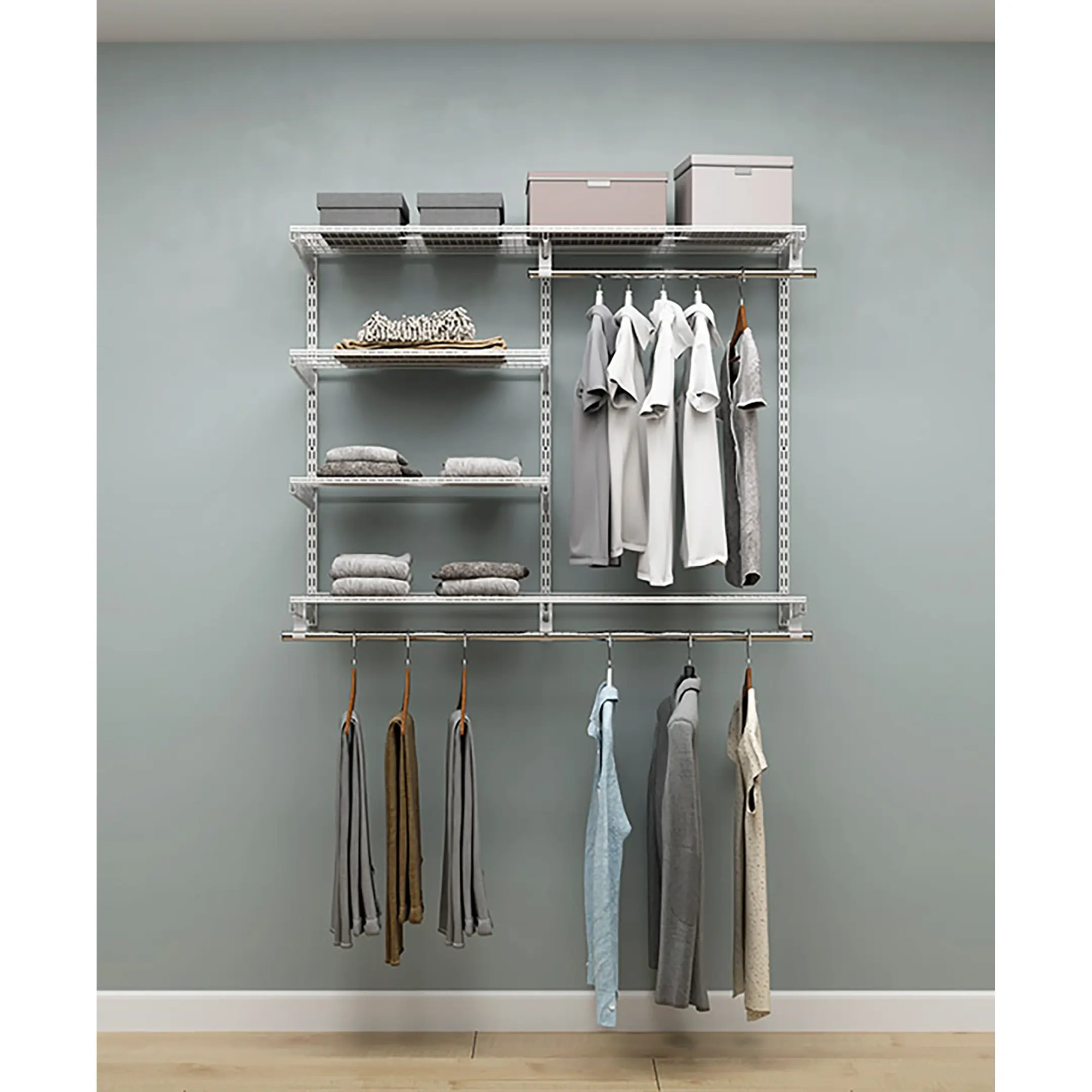 Гардеробная система ПРАКТИК Home Прихожая Light 5 белая