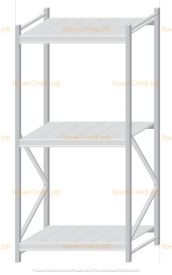 Стеллаж MS Pro Z 2000x900x800 (3 яруса)