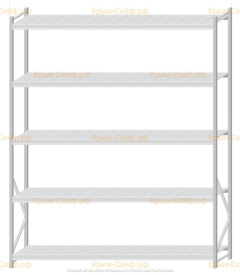 Стеллаж MS Pro Z 3000x2400x600 (5 ярусов)