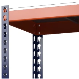 Стеллаж металлический Профи-Т 2000х1540х770 (3 сплошные оцинкованные мет. полки)