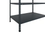Стеллаж MS STANDART 2000x700x400 (4 полки) black