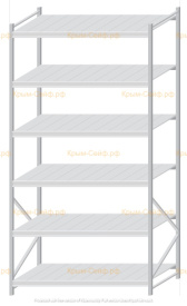 Стеллаж MS Pro Z 3000x1500x1000 (6 ярусов)