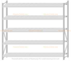 Стеллаж MS Pro Z 2000x2100x500 (5 ярусов)