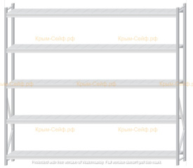 Стеллаж MS Pro Z 2500x2700x400 (5 ярусов)