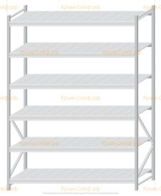 Стеллаж MS Pro Z 2500x1800x800 (6 ярусов)