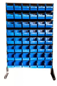 Стеллаж с пластиковыми ящиками 1501-0/0/8