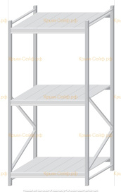 Стеллаж MS Pro Z 2000x900x1000 (3 яруса)