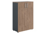 Шкаф NW 1280 закрытый темный орех/антрацит