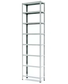 Стеллаж MS STANDART 2550x700x400 (8 полок)