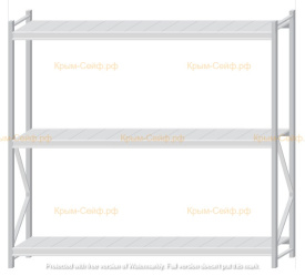 Стеллаж MS Pro Z 2000x2100x500 (3 яруса)