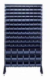 Стеллаж с пластиковыми ящиками 1801-4/7/3 CH