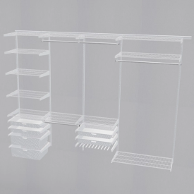 Гардеробная система ПРАКТИК Home Прихожая Large 15 белая