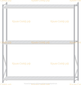 Стеллаж MS Pro Z 3000x2700x500 (3 яруса)