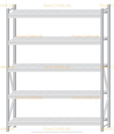 Стеллаж MS Pro Z 2000x1500x400 (5 ярусов)