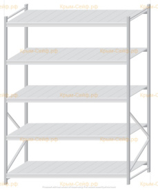 Стеллаж MS Pro Z 2500x1800x1000 (5 ярусов)